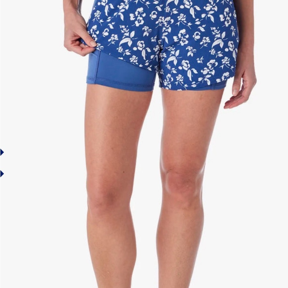 Fair Harbor Women’s Navy Floral Corliss Short Size XL - Picture 3 of 11
